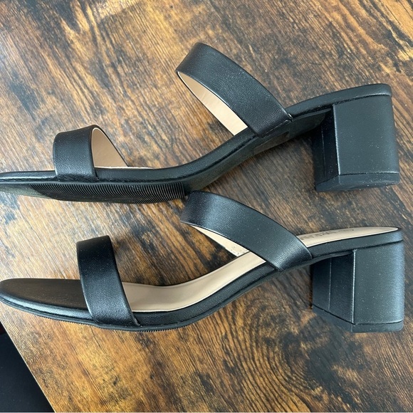 NWT Dream Paris Elegant Black Heeled Sandals Heels Formal Party Wedding Classic - Picture 6 of 10
